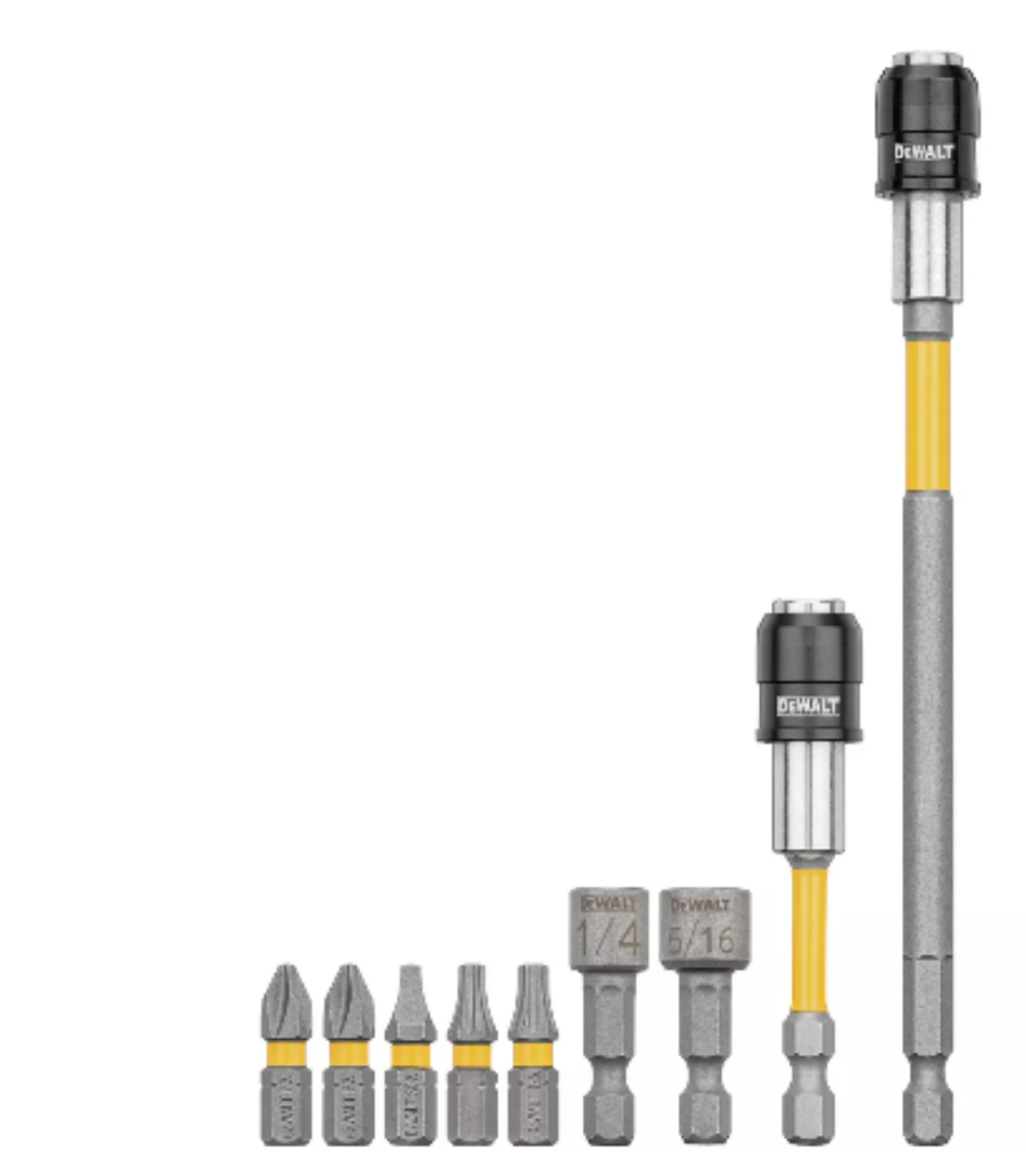 Dewalt MAX Fit 9 piece set Hex key bits set