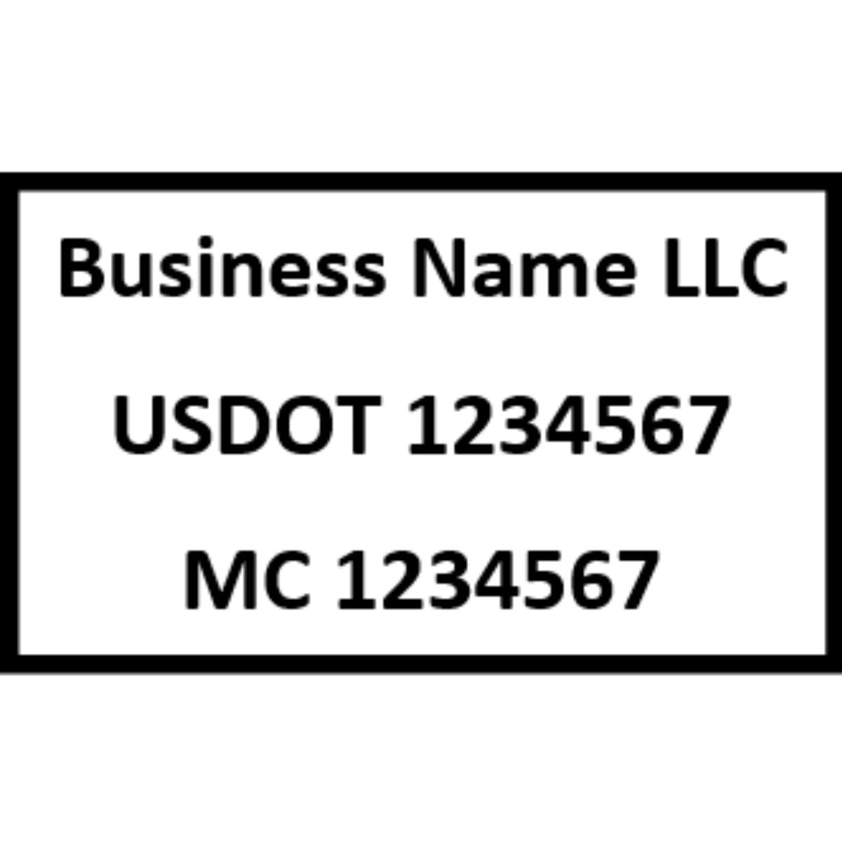 Custom DOT Magnet