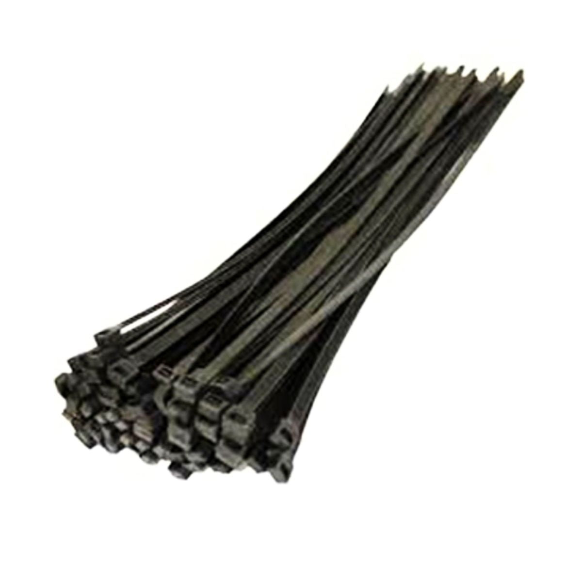 Zip Ties - Black, 4", Pack of 100