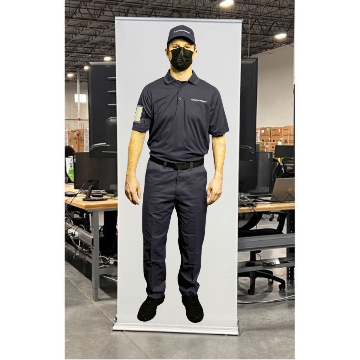 Retractable Uniform Banner Stand - Authorized Delivery
