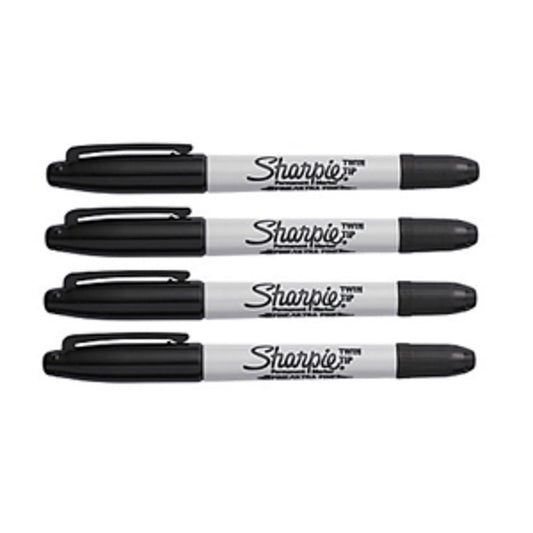 Black Permanent Marker - Chisel Tip