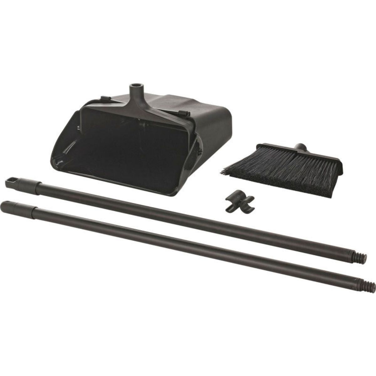Standing Broom and Dust Pan