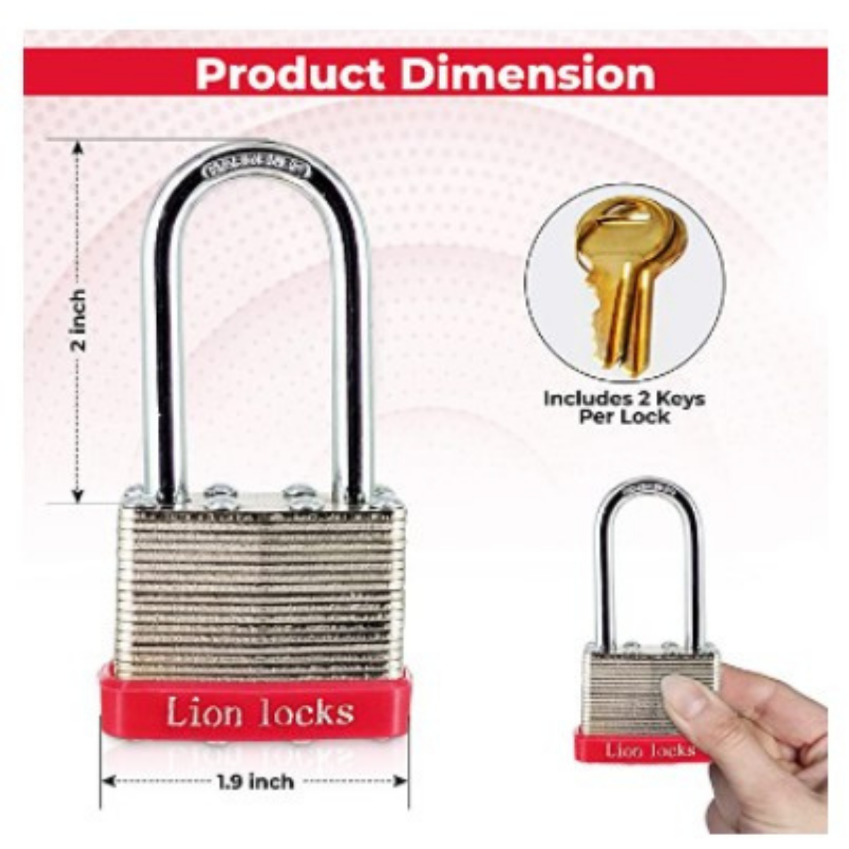 Steel Padlock 2"