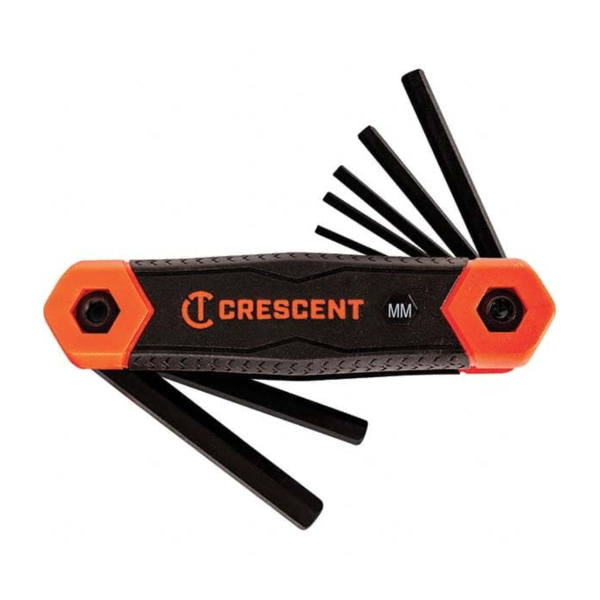 Folding Hex Key Set, Eight-Key, Metric Sizes