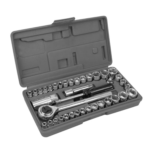 Socket Set - 40pc, SAE and Metric